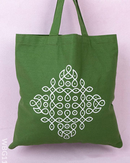 Rangoli Printed Cloth Bag - WBG1140 - Cloth Bags
