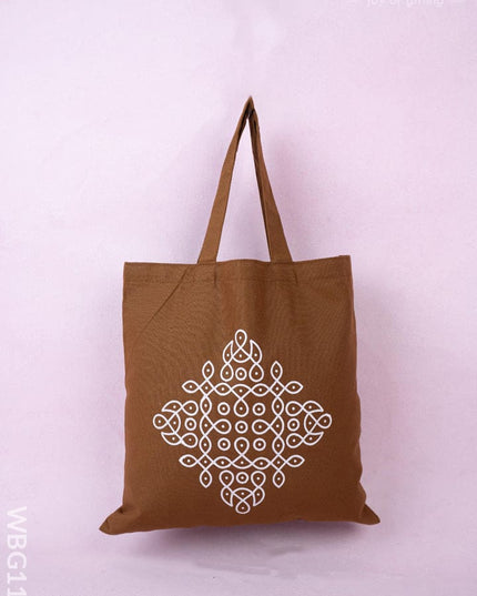 Rangoli Printed Cloth Bag - WBG1140 - Cloth Bags
