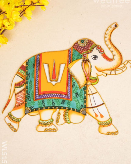 Rangoli - Set of 2 Elephant - WL5154 Divine Gifts