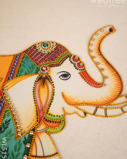 Rangoli - Set of 2 Elephant - WL5154 Divine Gifts