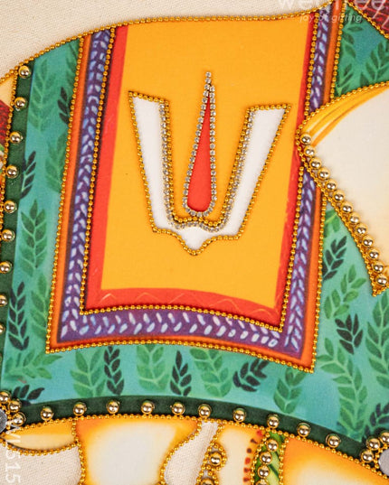 Rangoli - Set of 2 Elephant - WL5154 Divine Gifts