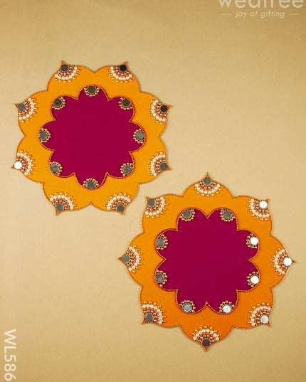 Rangoli - Set of 2 - WL5869 - Rangoli
