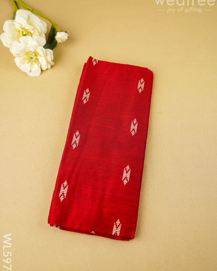 Raw Silk Blouse Bit - Set of 10 - Assorted Colors - WL5973 - Return Gift Combos