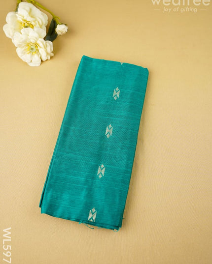 Raw Silk Blouse Bit - Set of 10 - Assorted Colors - WL5973 - Return Gift Combos