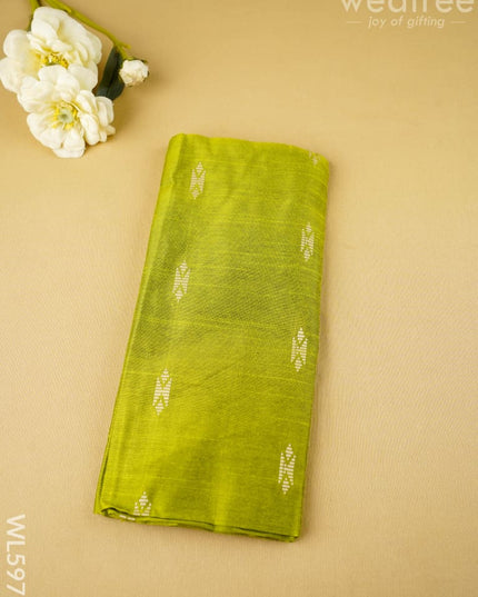 Raw Silk Blouse Bit - Set of 10 - Assorted Colors - WL5973 - Return Gift Combos