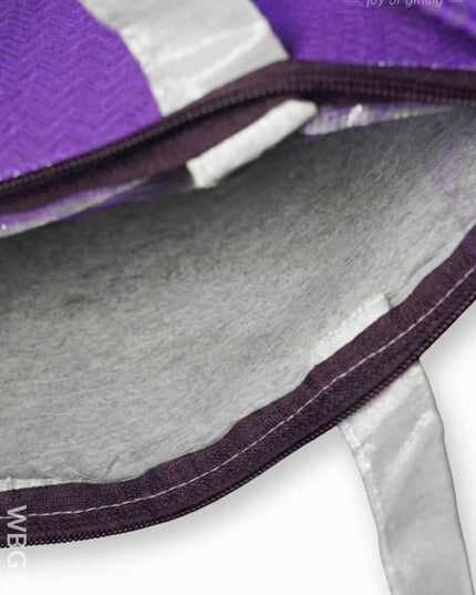 Raw Silk Hand Bag with Purse - WBG1008 - Hand Bags