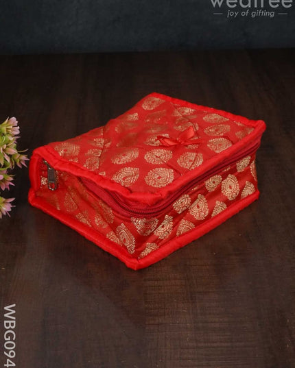 Raw Silk Jewel Pouch - Wbg0946 Jewellery Holders