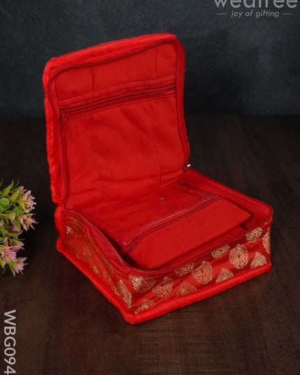 Raw Silk Jewel Pouch - Wbg0946 Jewellery Holders