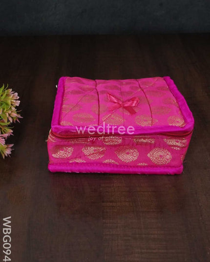Raw Silk Jewel Pouch - Wbg0946 Jewellery Holders