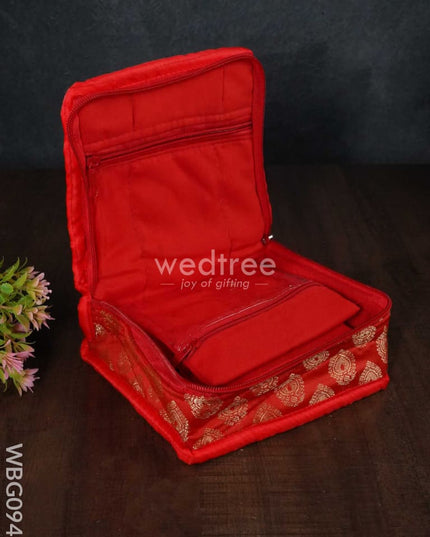 Raw Silk Jewel Pouch - Wbg0946 Jewellery Holders