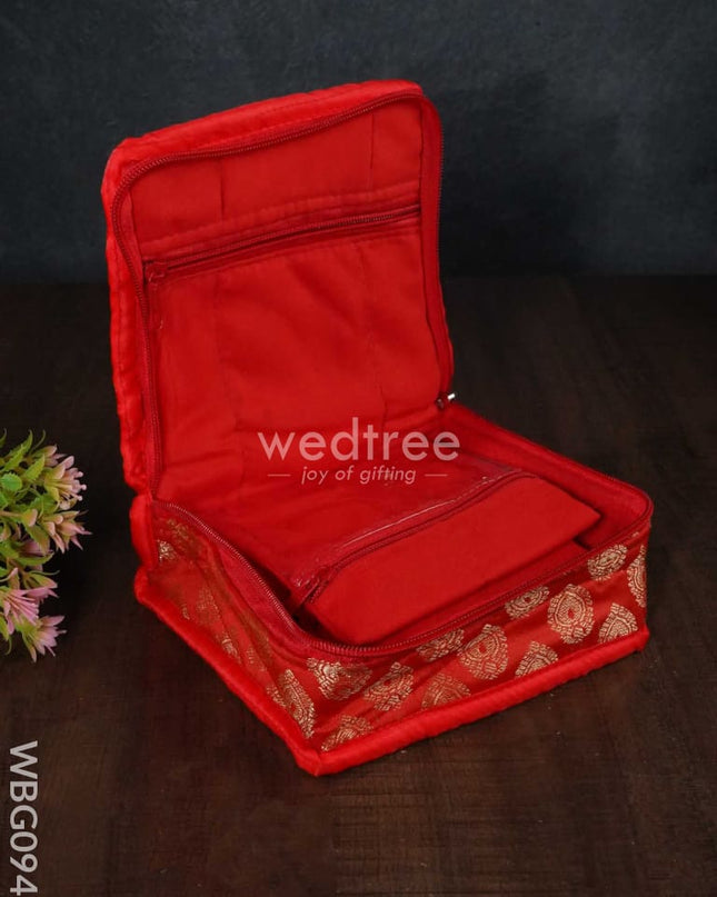 Raw Silk Jewel Pouch - Wbg0946 Jewellery Holders