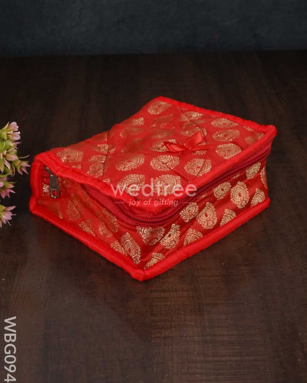 Raw Silk Jewel Pouch - Wbg0946 Jewellery Holders