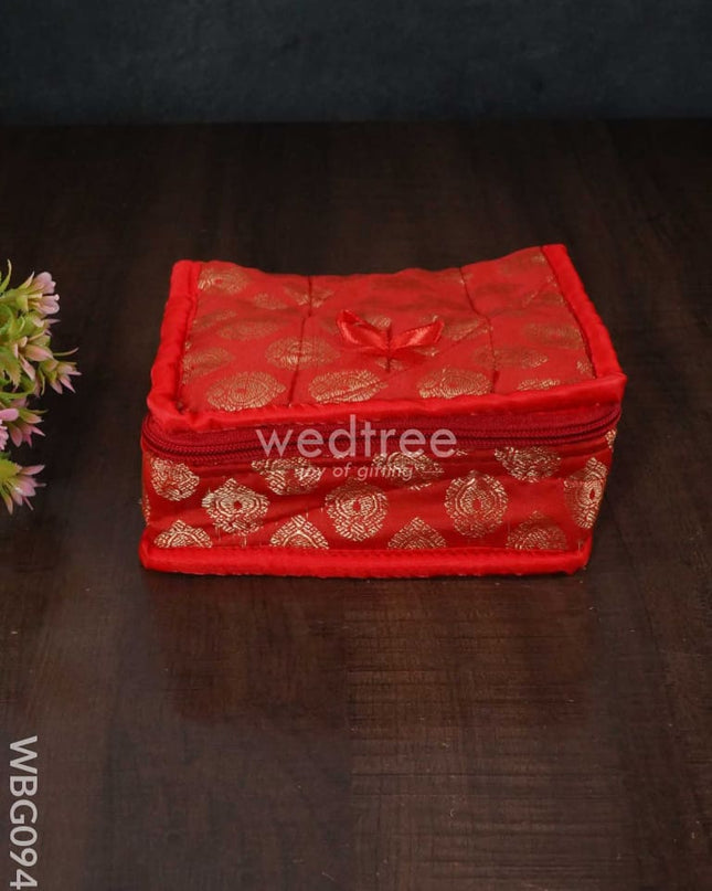 Raw Silk Jewel Pouch - Wbg0946 Jewellery Holders