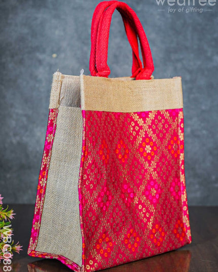 Raw Silk Jute Bag - Wbg0884 Bags
