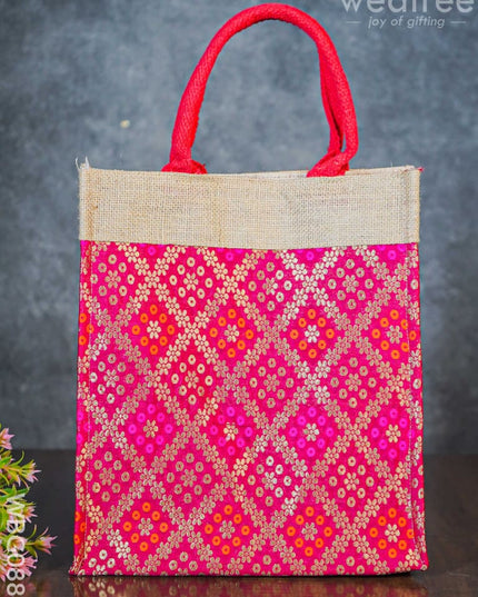 Raw Silk Jute Bag - Wbg0884 Bags