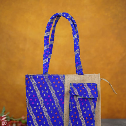 Raw Silk Jute Bags - Wbg1416