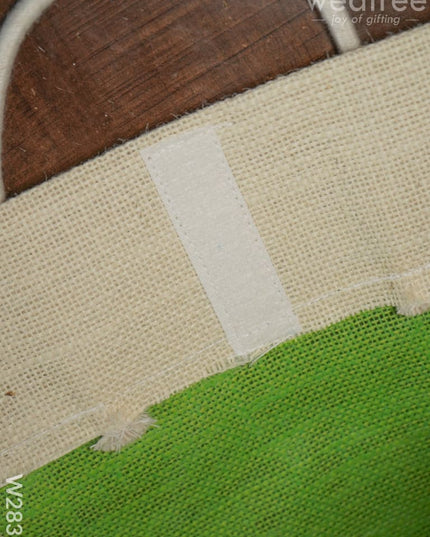 Raw Silk Jute Lunch Bag - W2833 Bags