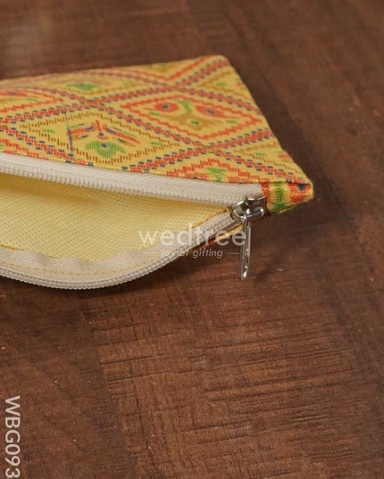 Raw Silk Printed Purse - Wbg0939 Clutches & Purses