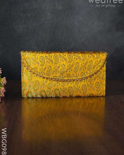 Raw Silk Purse - Wbg0983 Clutches & Purses