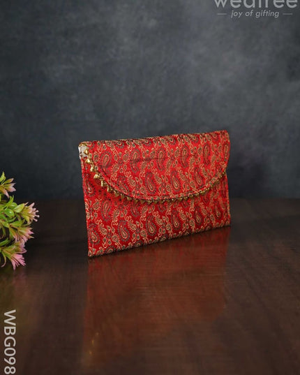 Raw Silk Purse - Wbg0983 Clutches & Purses