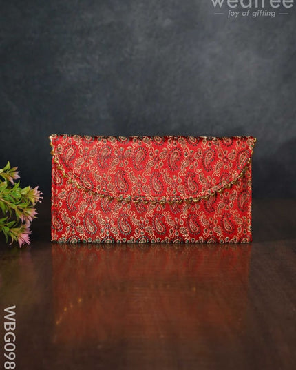 Raw Silk Purse - Wbg0983 Clutches & Purses