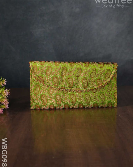 Raw Silk Purse - Wbg0983 Clutches & Purses