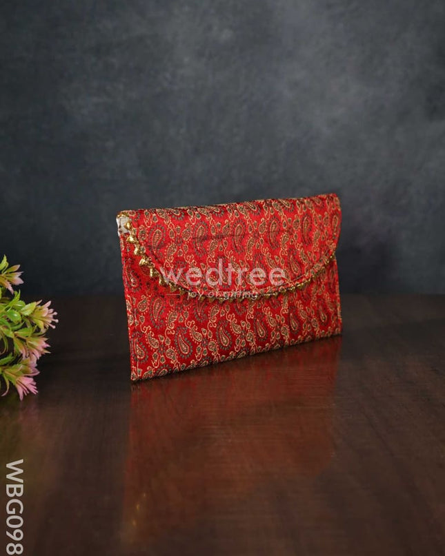 Raw Silk Purse - Wbg0983 Clutches & Purses