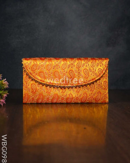 Raw Silk Purse - Wbg0983 Clutches & Purses