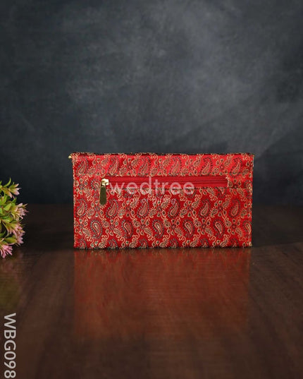 Raw Silk Purse - Wbg0983 Clutches & Purses