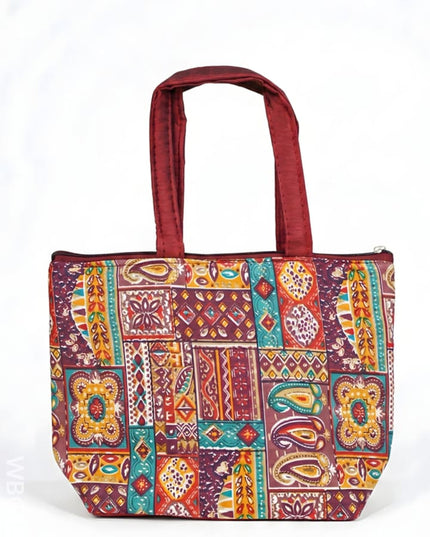 Rayon Multi Color Hand Bag - WBG1504 - Hand Bags