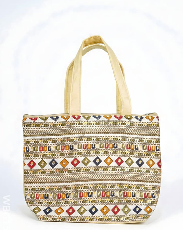 Rayon Multi Color Hand Bag - WBG1504 - Hand Bags