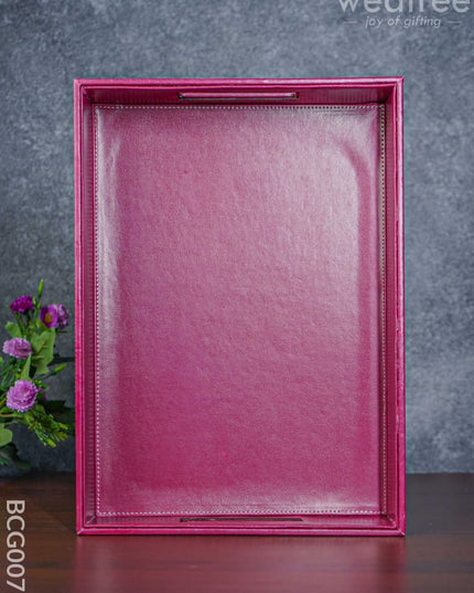 Rectangle Leather Tray - 14 X 10 Bcg0078 Give-Aways