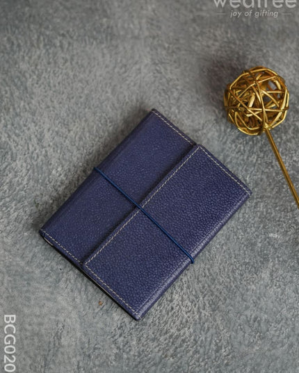 Recycled Cotton Foldable Spiral Notebook - Blue Bcg0200 Office Utility