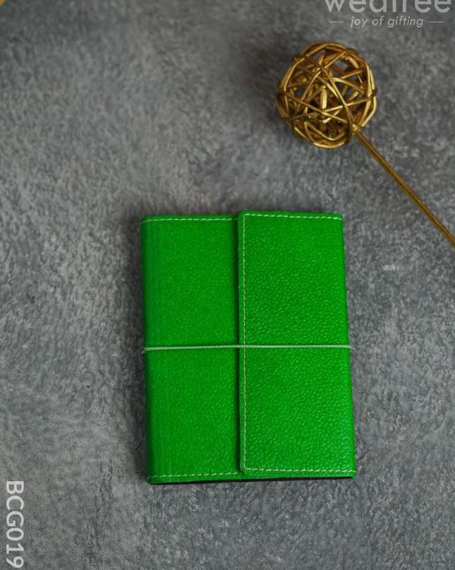 Recycled Cotton Foldable Spiral Notebook - Green Bcg0199 Office Utility