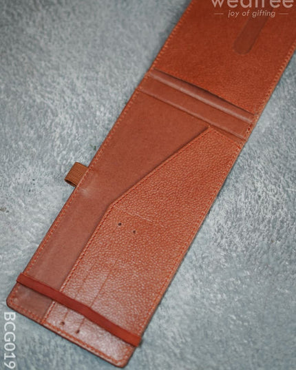 Recycled Cotton Passport Book With Pen Holder - Bcg0197 Office Utility
