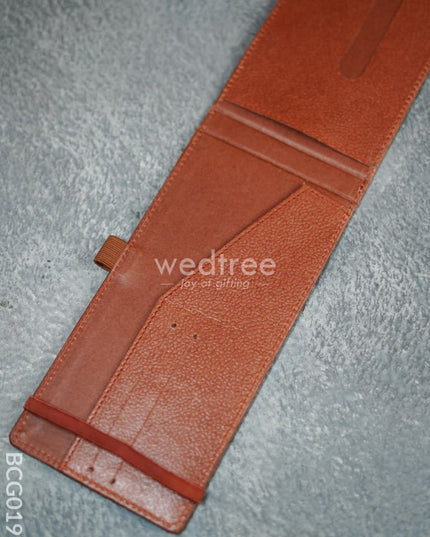 Recycled Cotton Passport Book With Pen Holder - Bcg0197 Office Utility
