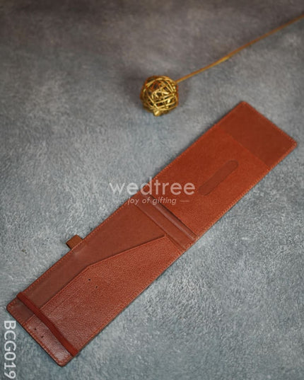 Recycled Cotton Passport Book With Pen Holder - Bcg0197 Office Utility