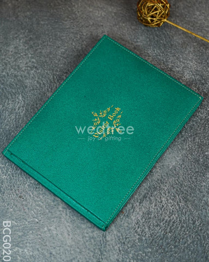 Recycled Cotton Rectangular Visitor Book - Bcg0207 Office Utility