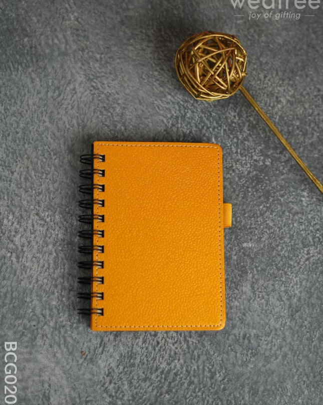 Recycled Cotton Spiral Office Diary - 6 Inch-Bcg0204 Utility