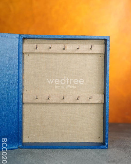 Recycled Cotton Wall Hanging Key Holder Box With Personalized Photoframe - 12 Inch Bcg0208 Office