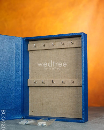 Recycled Cotton Wall Hanging Key Holder Box With Personalized Photoframe - 12 Inch Bcg0208 Office