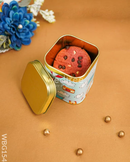 Redvelvet Cookies With Tin Box - Wbg1548 Add-Ons