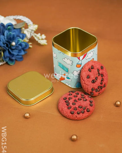 Redvelvet Cookies With Tin Box - Wbg1548 Add-Ons