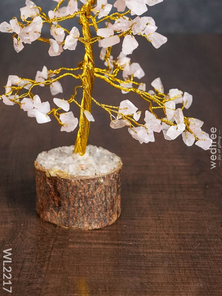 Rose Quartz Crystal Tree Of Love - Wl2217 Gifts