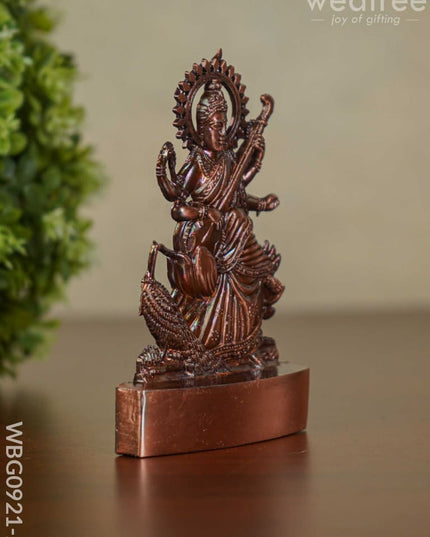 Saraswathi Murthi - Copper Finish Wbg0921-2 Divine Figurines