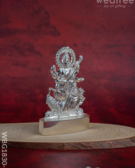 Saraswathi Murthi - Silver Finish - 4 inch - WBG1830-2 - Murti - RG