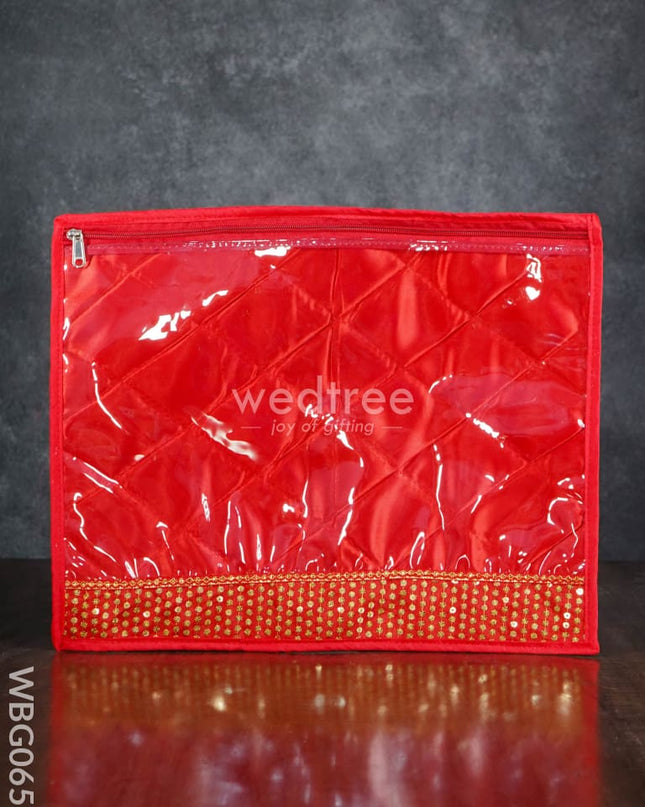 Saree Cover With Chumki Embroidery Work - Wbg0653 Bags