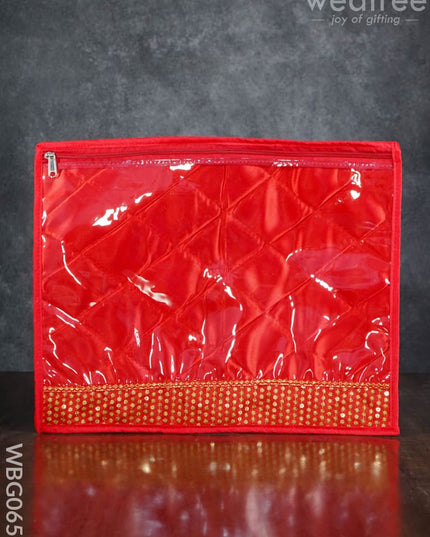 Saree Cover With Chumki Embroidery Work - Wbg0653 Bags