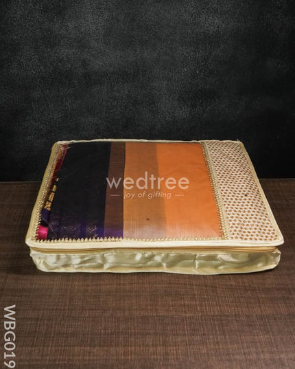 Saree Cover With Chumki Work -3 Inches - Wbg0198 Bags