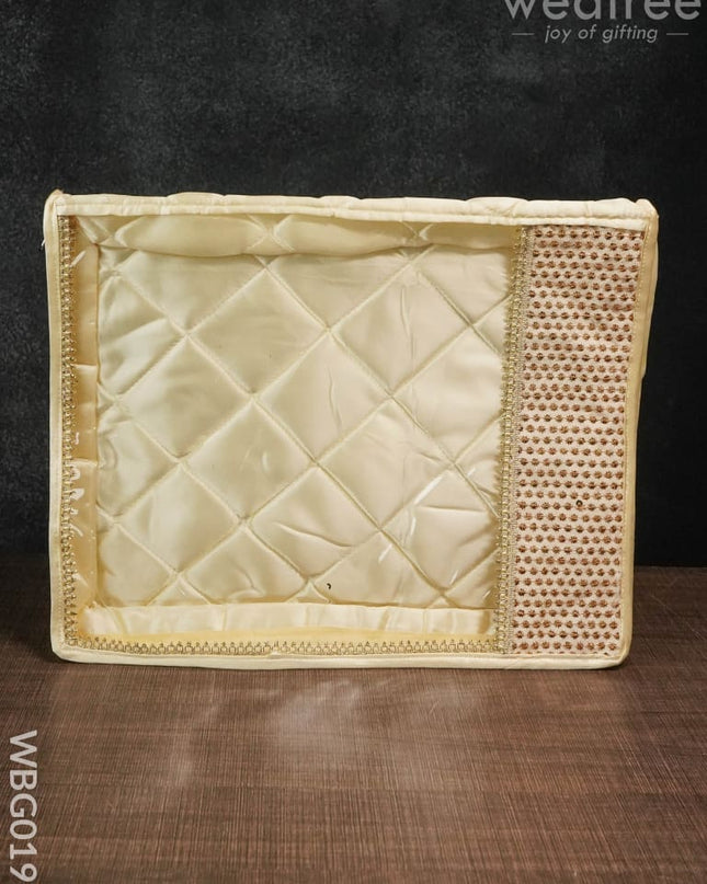 Saree Cover With Chumki Work -3 Inches - Wbg0198 Bags